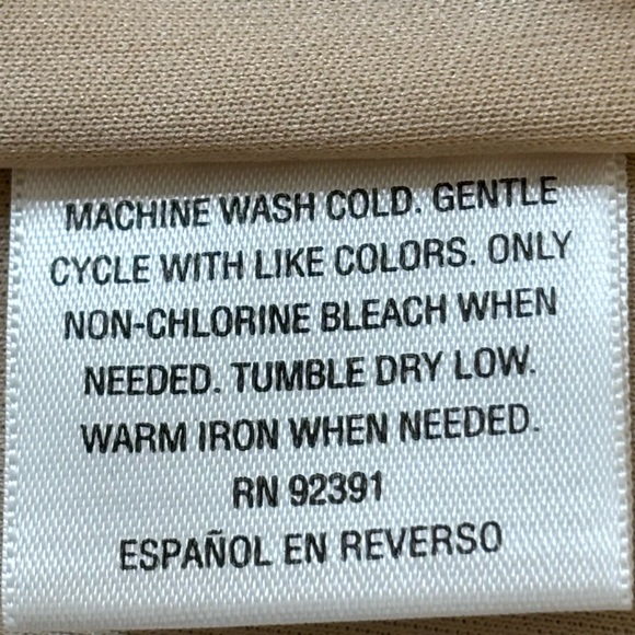 Bar III Dress Heathered Tan Black Midi XL cowl pockets business casual office - Picture 8 of 8